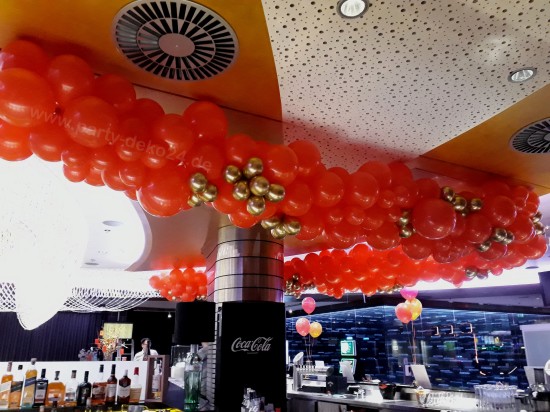 Organische Ballongirlande Organische Ballongirlande